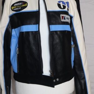 Fashion Nova Black and Blue Jacket